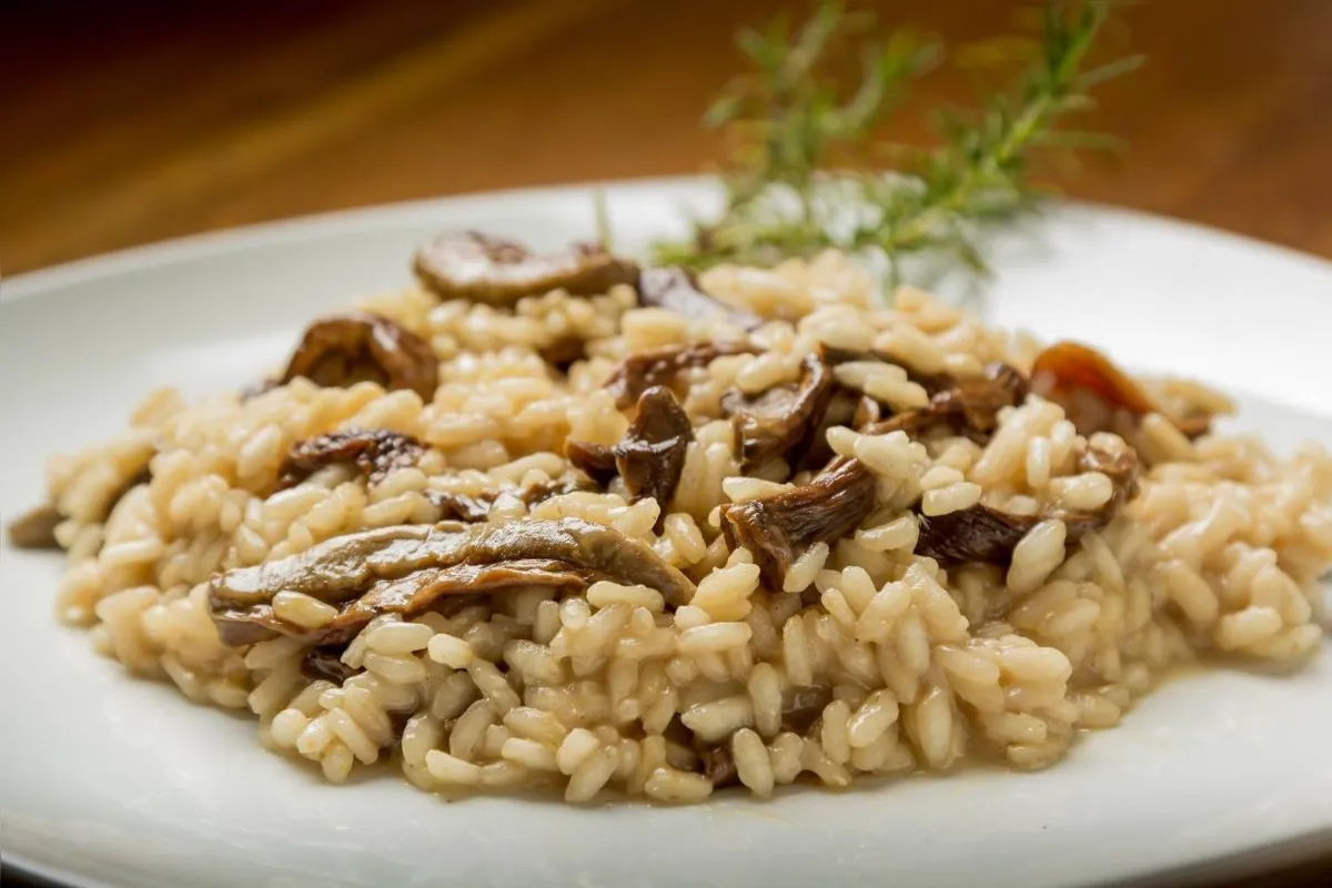 Risoto com cogumelos: uma especialidade de dar água na boca