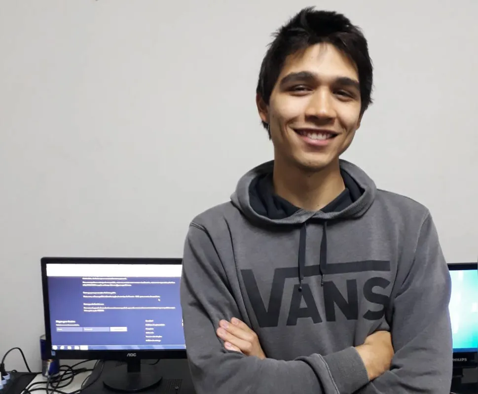 Gabriel Soldorio, 23, anos, conseguiu estágio numa agência de publicidade: "Aperfeiçoei o trabalho em grupo"
