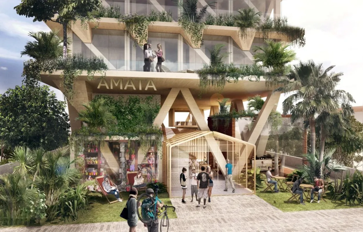 Projeto de edifício na Vila Madalena em São Paulo (Divulgação Triptyque |2019)