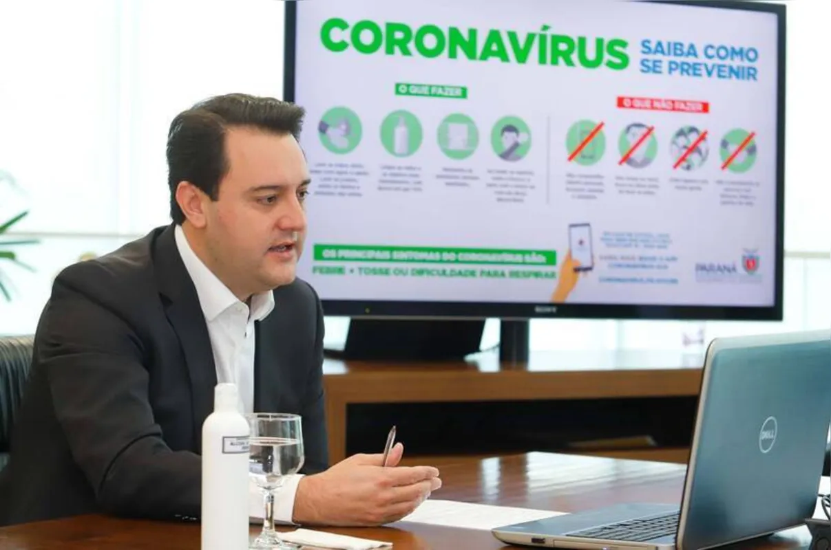 Imagem ilustrativa da imagem Exames descartam Covid-19 em governador e chefe da Casa Civil