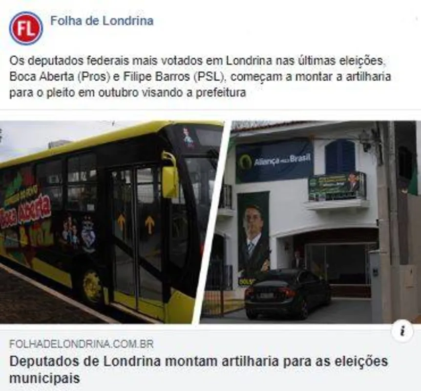Imagem ilustrativa da imagem FOLHA NAS REDES - Corrida eleitoral