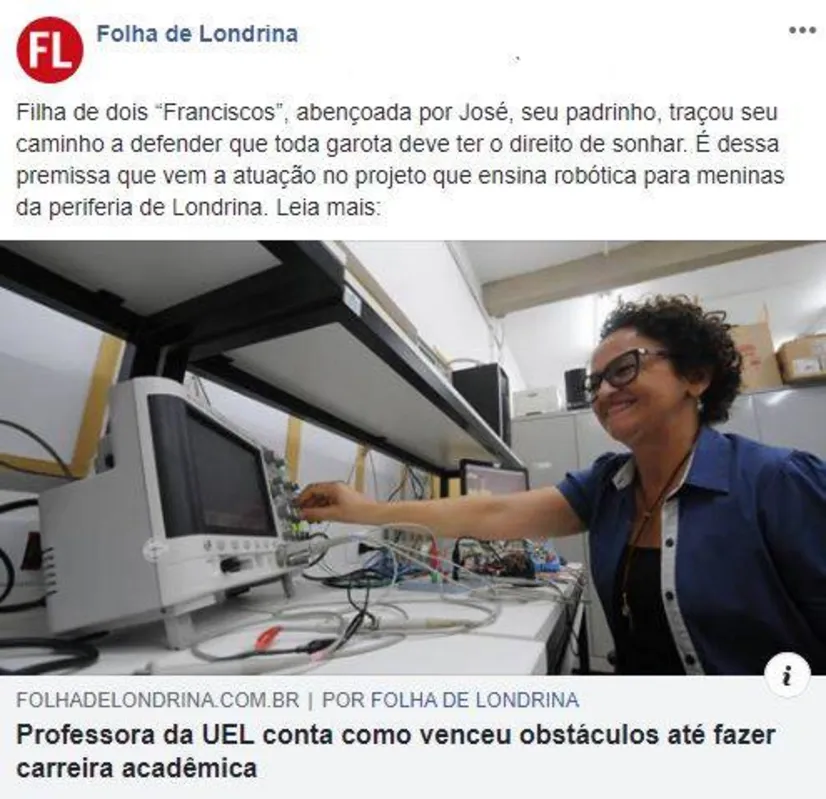 Imagem ilustrativa da imagem FOLHA NAS REDES - "Filha de dois franciscos"