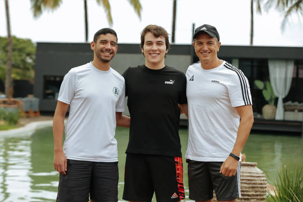 Rafael Pereira, João Vitor Ferreira e André Tamarozi