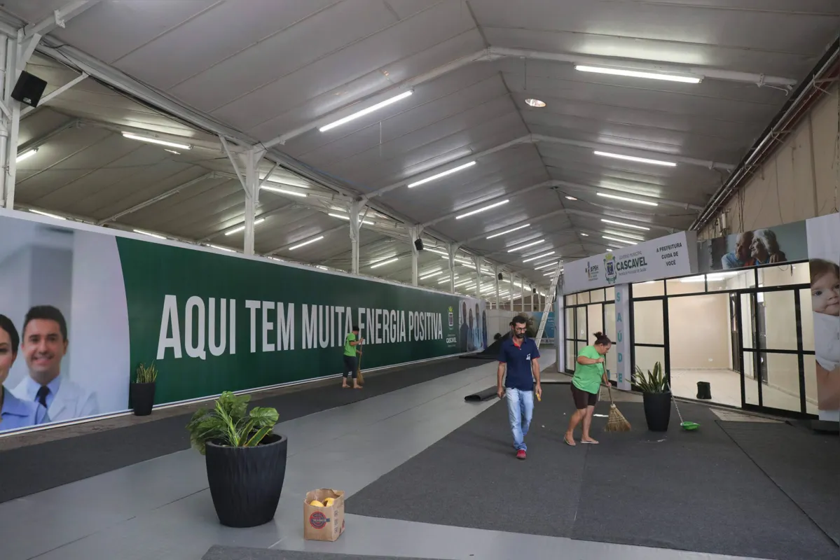 Imagem ilustrativa da imagem Hospital de Campanha de Cascavel fica pronto em 48 horas
