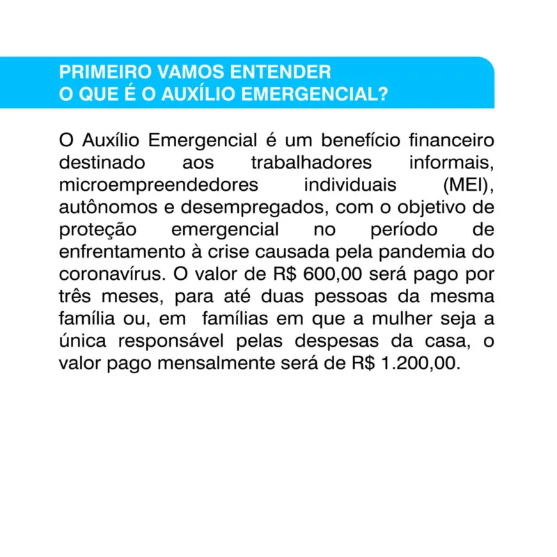 Imagem ilustrativa da imagem INFOGRAFIA | Meu auxílio emergencial foi aprovado, e agora?
