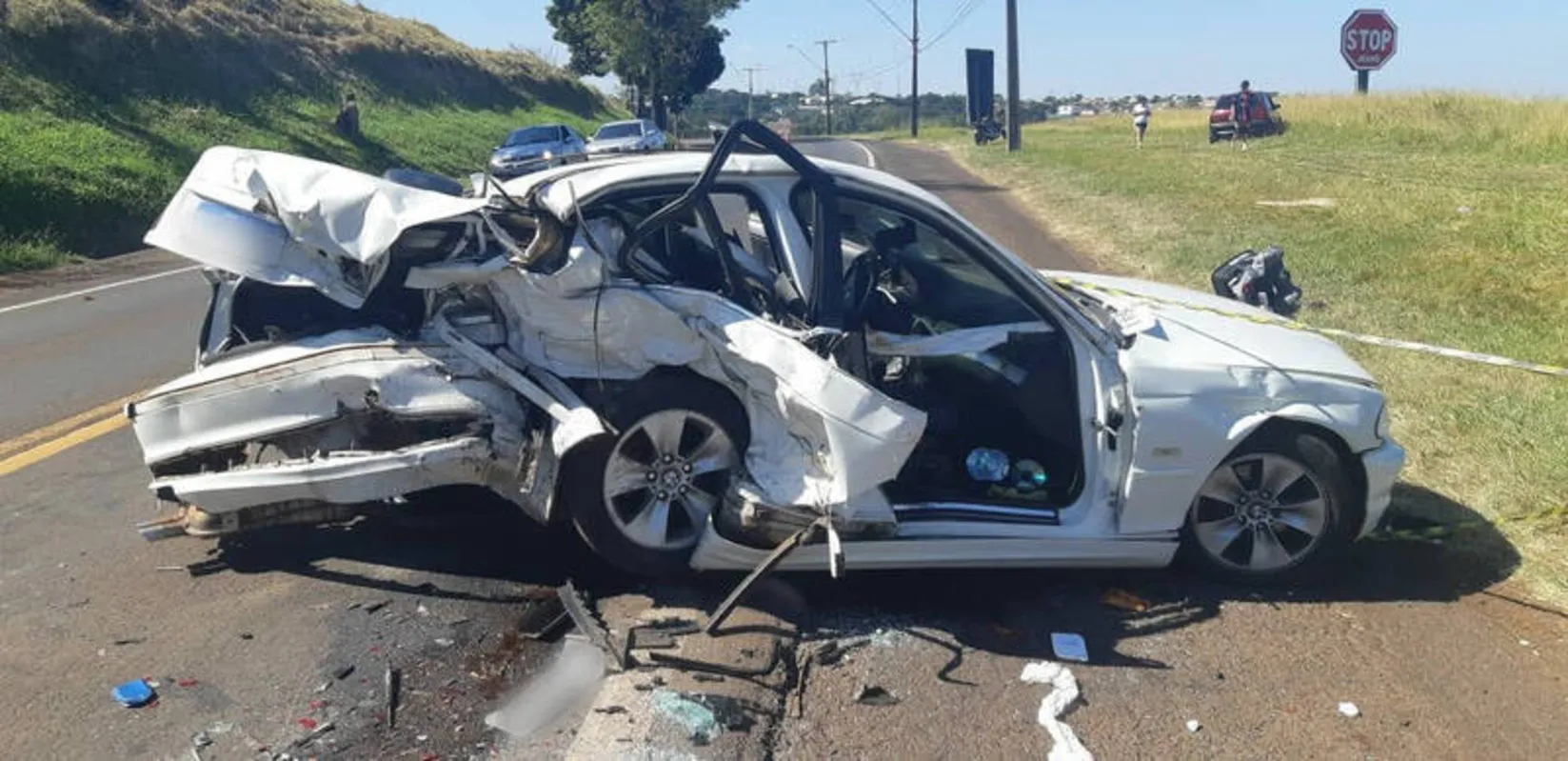 Imagem ilustrativa da imagem Jovem diz que não dirigia carro que matou pai e filha em acidente em Apucarana