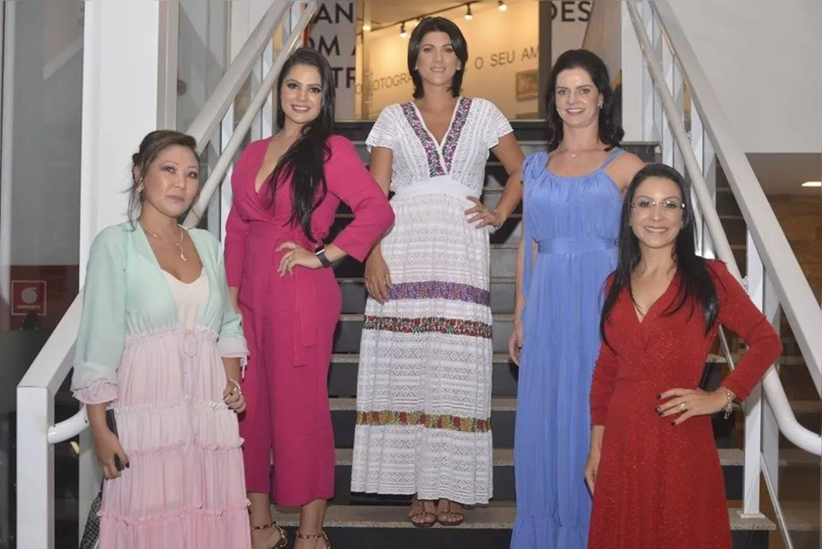 As patronesses Priscilla Mamose, Tatieli Toro Correia, Sandra Horto, Juliana Gibim e Roneide Marques