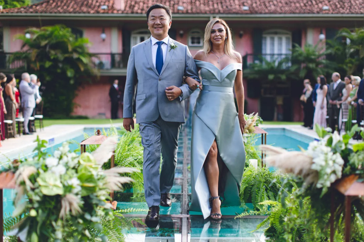 Os padrinhos, Leonardo e Anita Yoshii