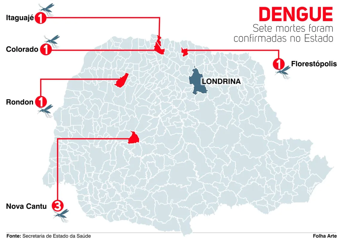 Imagem ilustrativa da imagem Sesa registra primeira morte por dengue na região