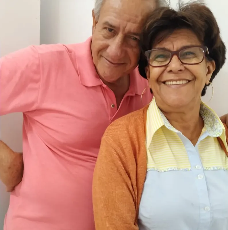 José Leal e a mulher Adelite Rosa da Silva