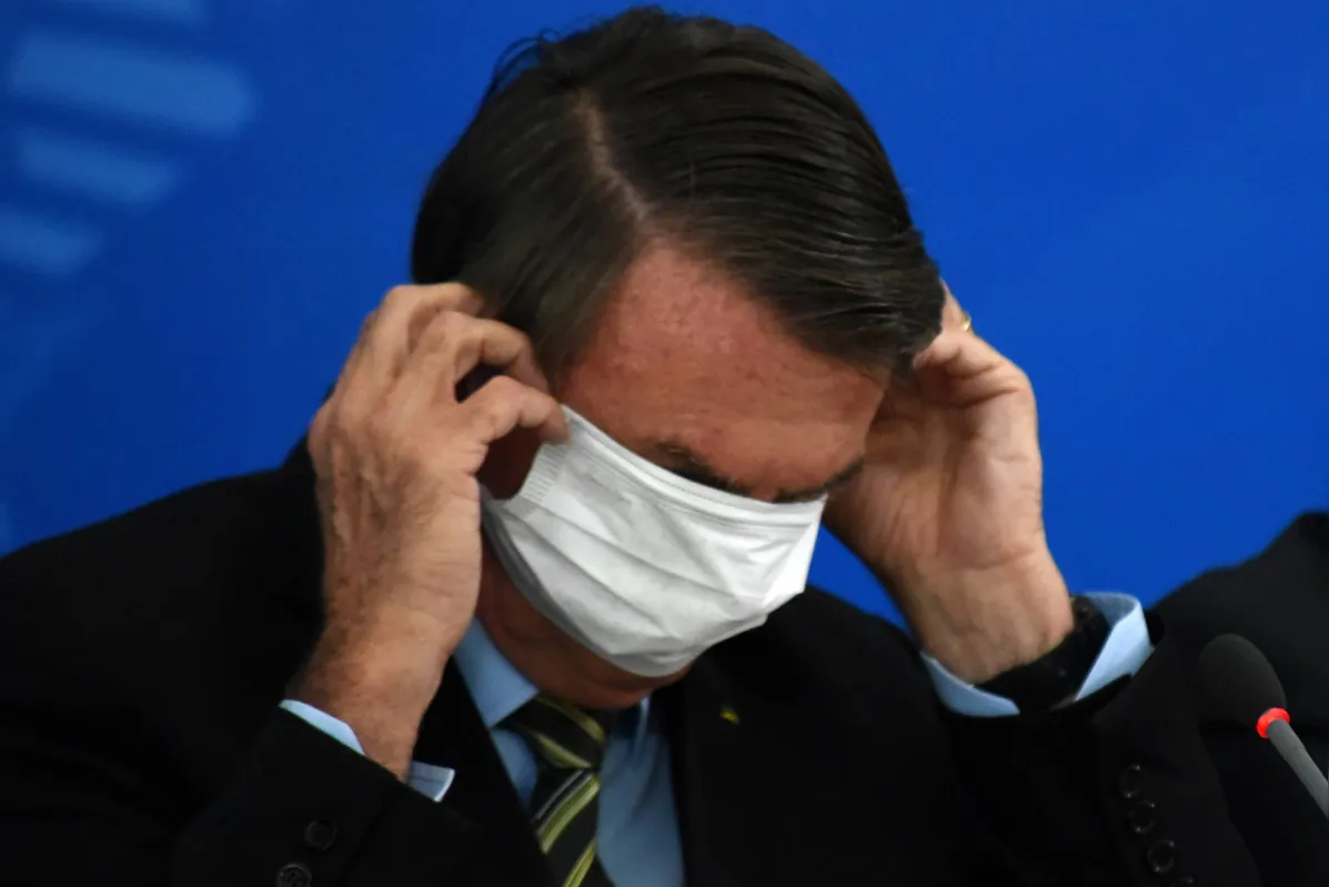BRASIIA, DF, 18.03.2020 - Brasilia, Coronavirus - Brasilia, Distrito Federal, Brasil ? 18/03/2020  - Coletiva de imprensa do presidente da Republica, Jair Bolsonaro, 
e de ministros de Estado sobre o coronavirus. - (Foto: Claudio Reis/FramePhoto/Folhapress) 