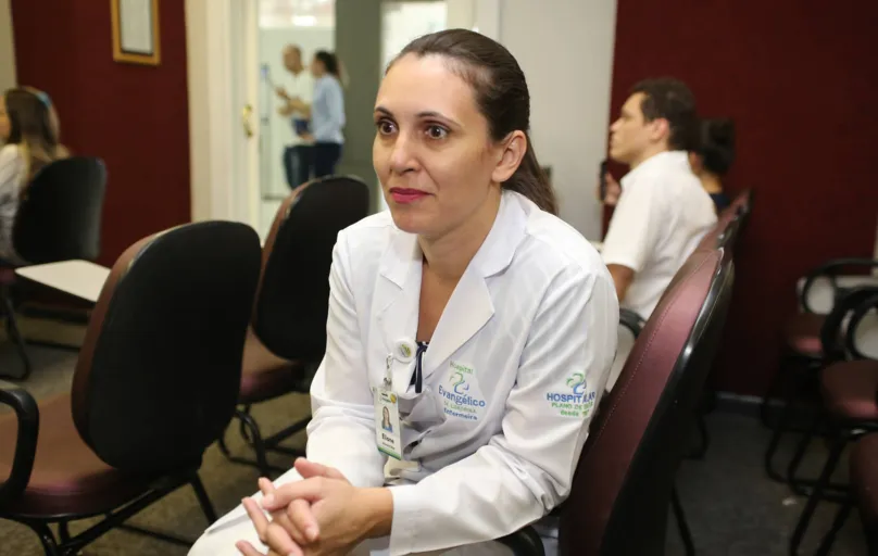 Eliane Mendonça Machado, enfermeira do HE 