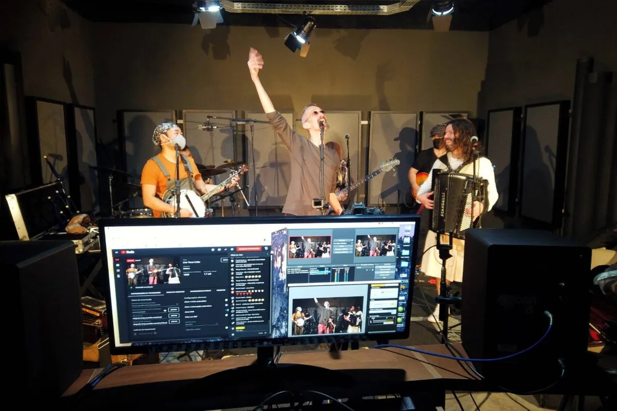 Live do grupo Terra Celta atraiu mais de 12 mil internautas
