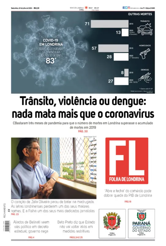 Imagem ilustrativa da imagem Capa 03/07/2020