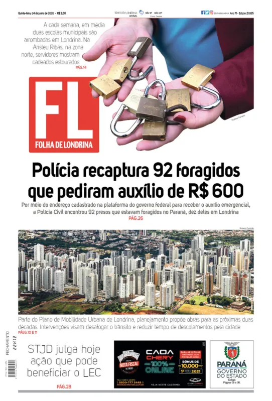 Imagem ilustrativa da imagem Capa 04/06/2020