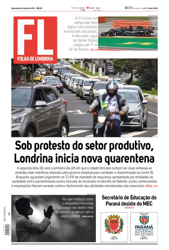 Imagem ilustrativa da imagem Capa 06/07/2020