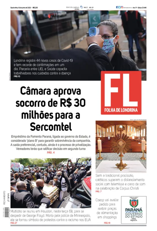 Imagem ilustrativa da imagem Capa 10/06/2020