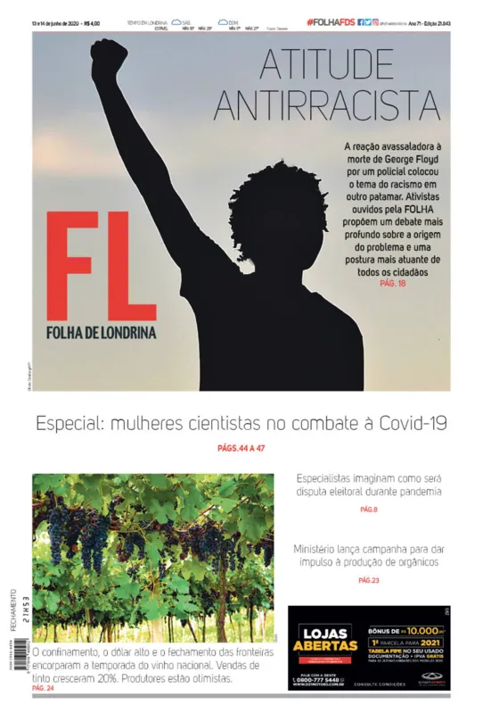 Imagem ilustrativa da imagem Capa 13/06/2020