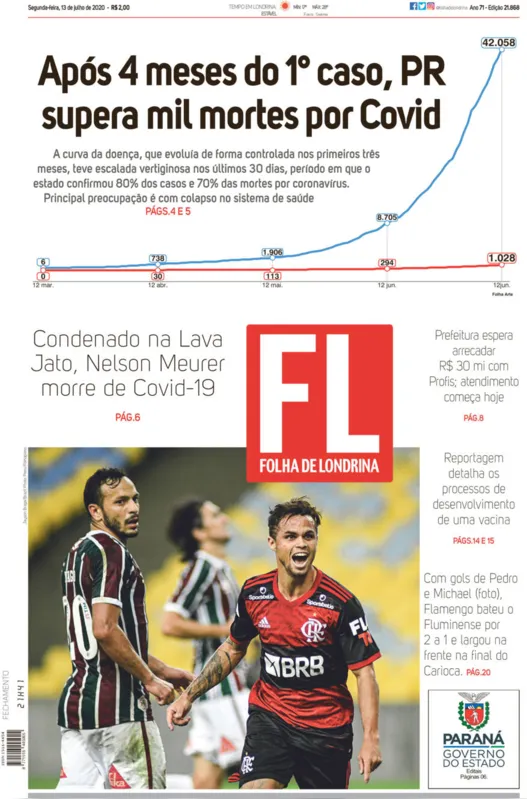 Imagem ilustrativa da imagem Capa 13/07/2020