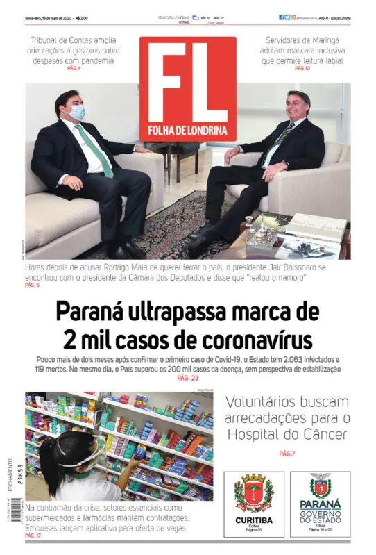 Imagem ilustrativa da imagem Capa 15/05/2020