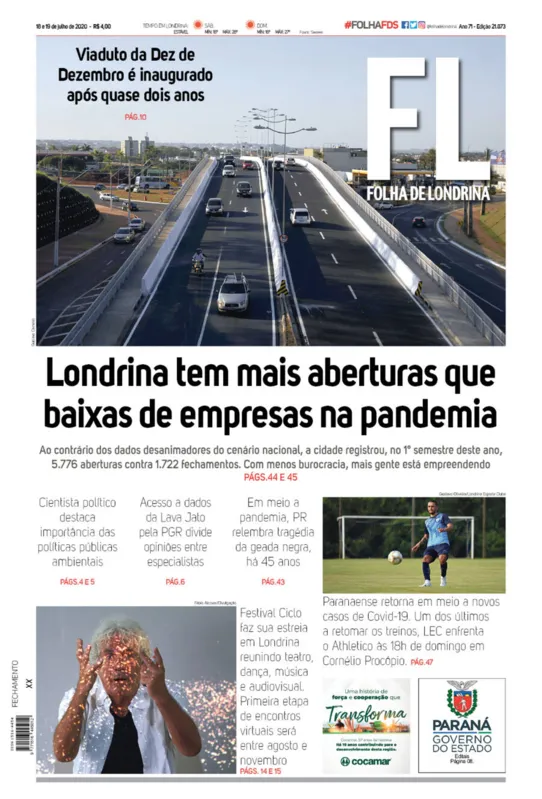 Imagem ilustrativa da imagem Capa 18/07/2020