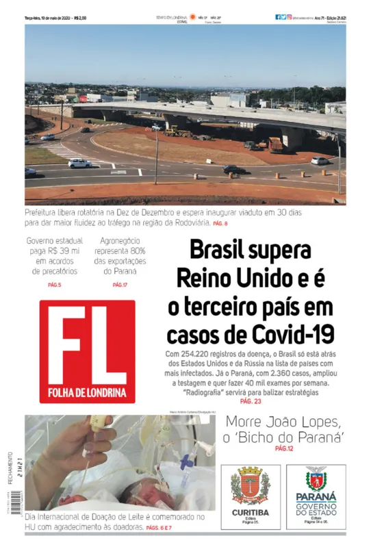 Imagem ilustrativa da imagem Capa 19/05/2020
