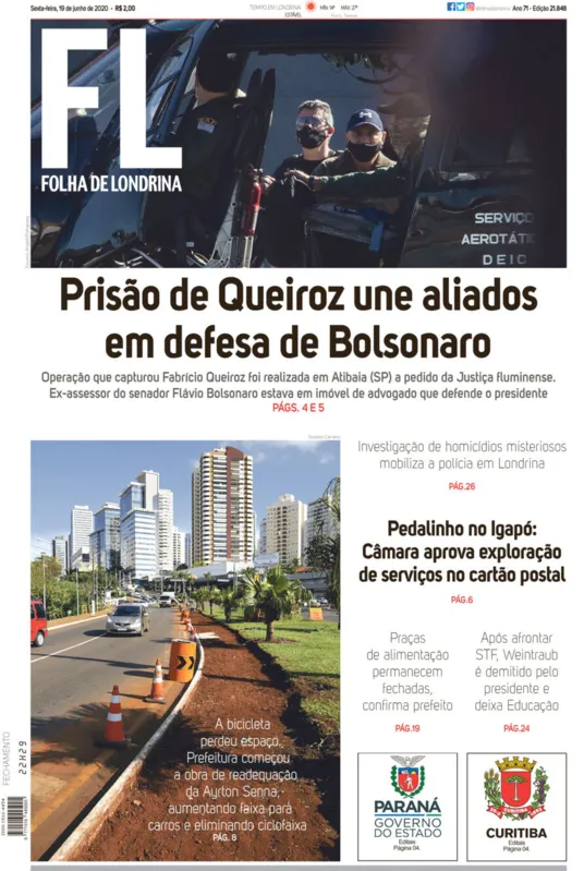 Imagem ilustrativa da imagem Capa 19/06/2020
