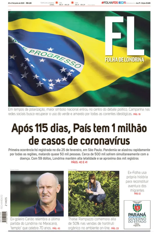 Imagem ilustrativa da imagem Capa 20/06/2020
