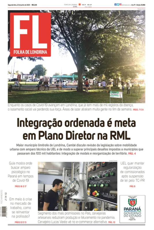 Imagem ilustrativa da imagem Capa 22/06/2020