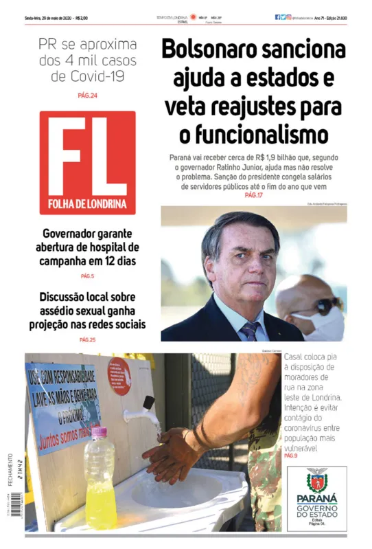 Imagem ilustrativa da imagem Capa 29/05/2020