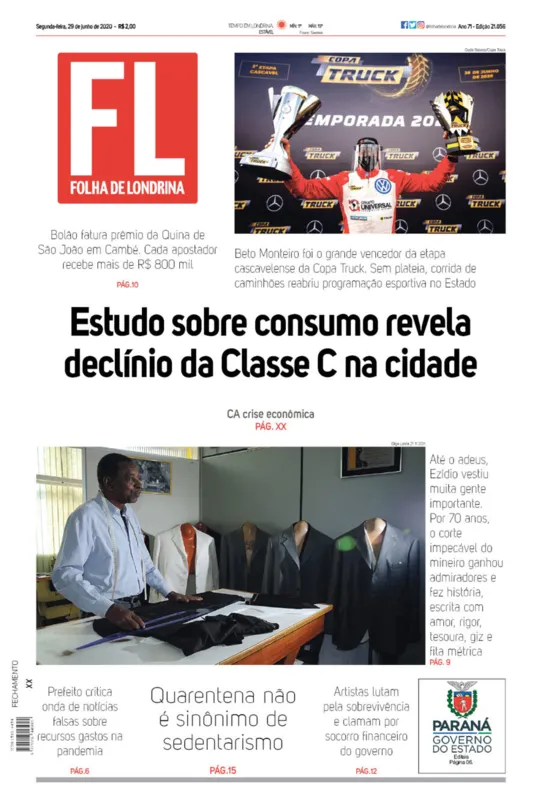 Imagem ilustrativa da imagem Capa 29/06/2020