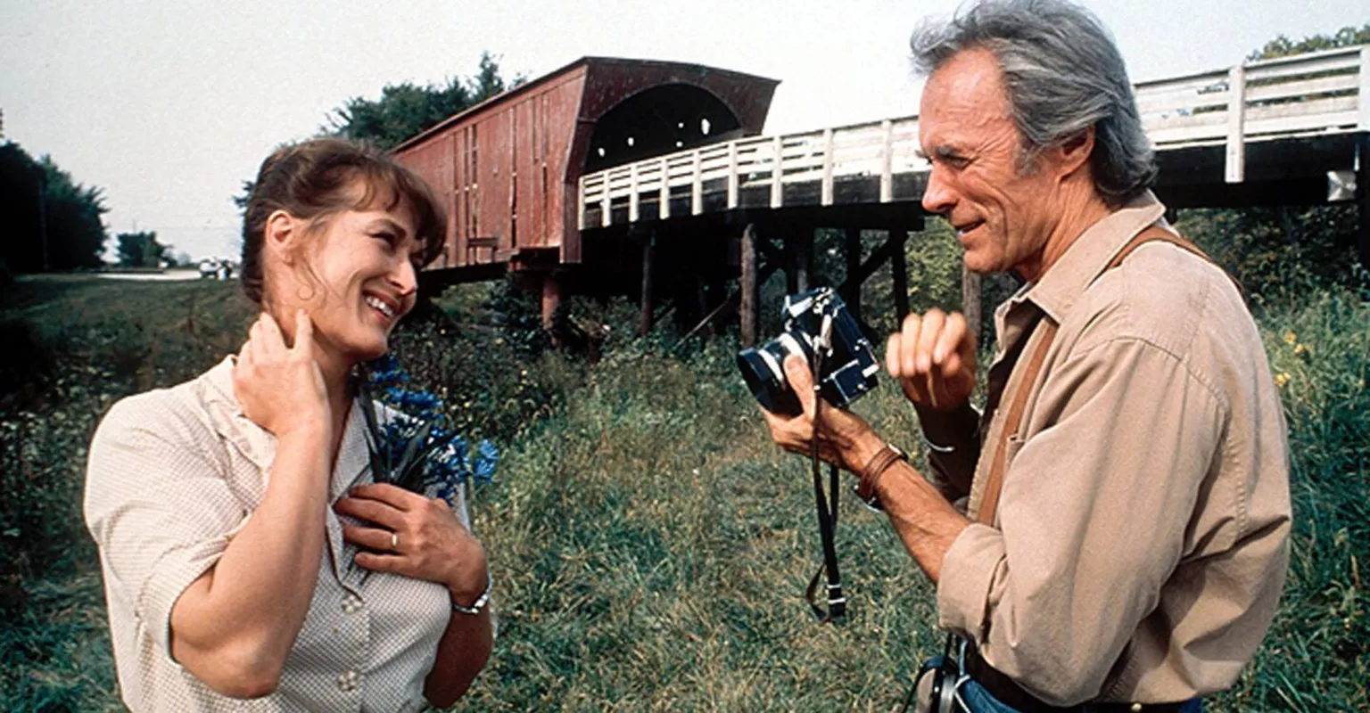 Clint Esastwood em "As Pontes de Madison": química perfeita com a atriz Meryl Streep incendiou corações no mundo inteiro
