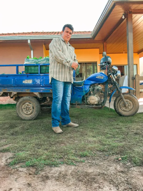 O produtor rural Davi de Abreu Rocha, de Siqueira Campos: "A crise me gerou uma oportunidade nova para aumentar meu faturamento"