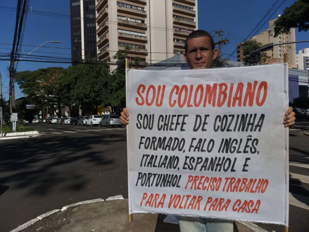 Chefe de cozinha formado, Luis Arbini está em Londrina há cerca de duas semanas