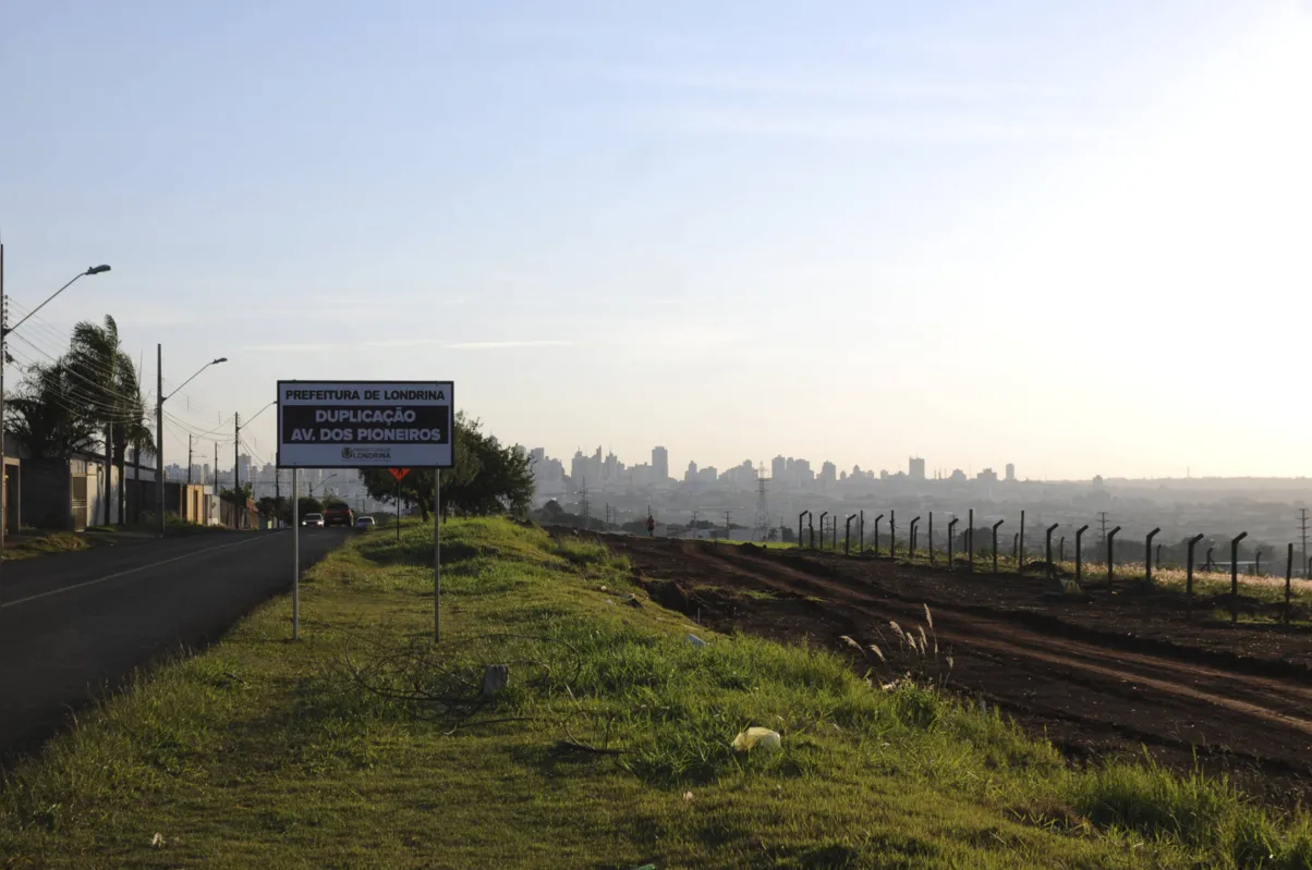 Imagem ilustrativa da imagem Começa a duplicação da avenida dos Pioneiros