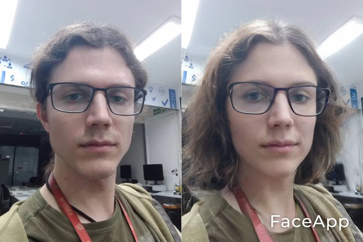 Imagem ilustrativa da imagem Destino de Sara Winter e os 300; FaceApp voltou?