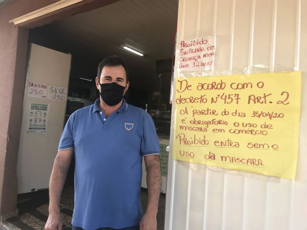 Sidney da Silva dos Anjos tem um comércio na zona sul e afirma que maioria respeita as orientações