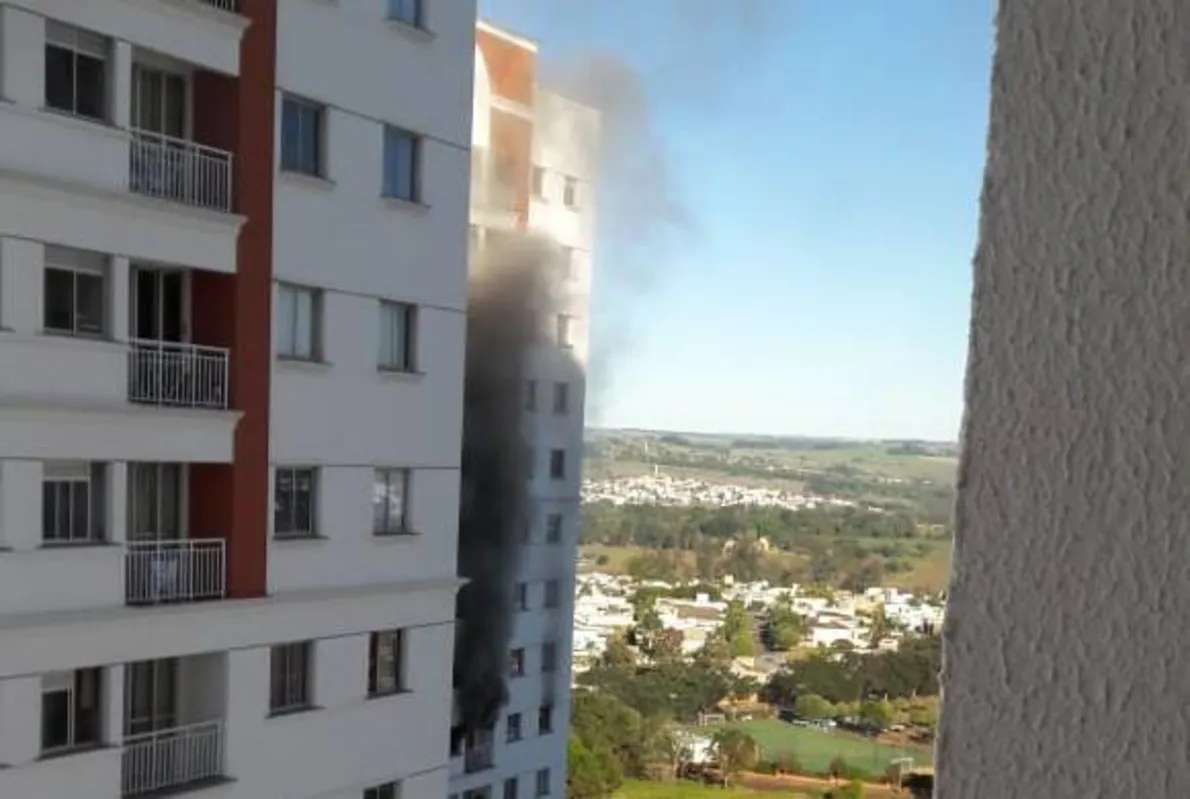Imagem ilustrativa da imagem Incêndio atinge apartamento na zona sul de Londrina