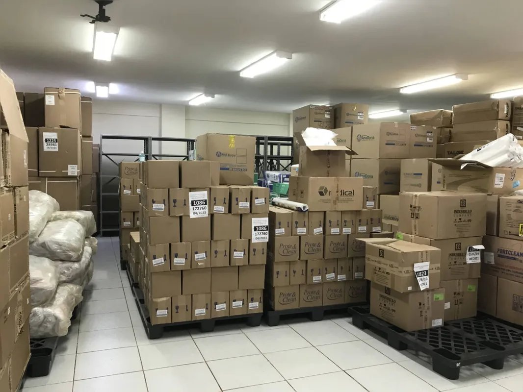 Os produtos foram adquiridos em 40 dias e estão estocados em pontos monitorados, sob vigilância da Guarda Municipal