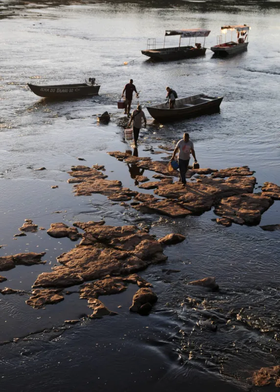 Seca no Rio Tibagi