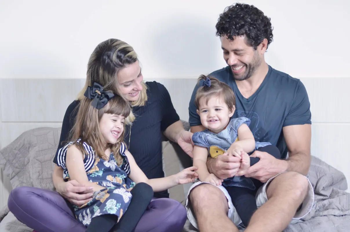 Imagem ilustrativa da imagem Momento de descontração com a família