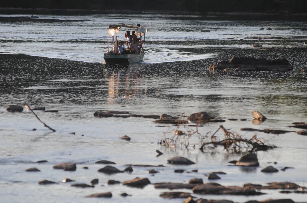 O rio Tibagi é responsável pelo fornecimento de 70% da água de Londrina e de 90% de Cambé