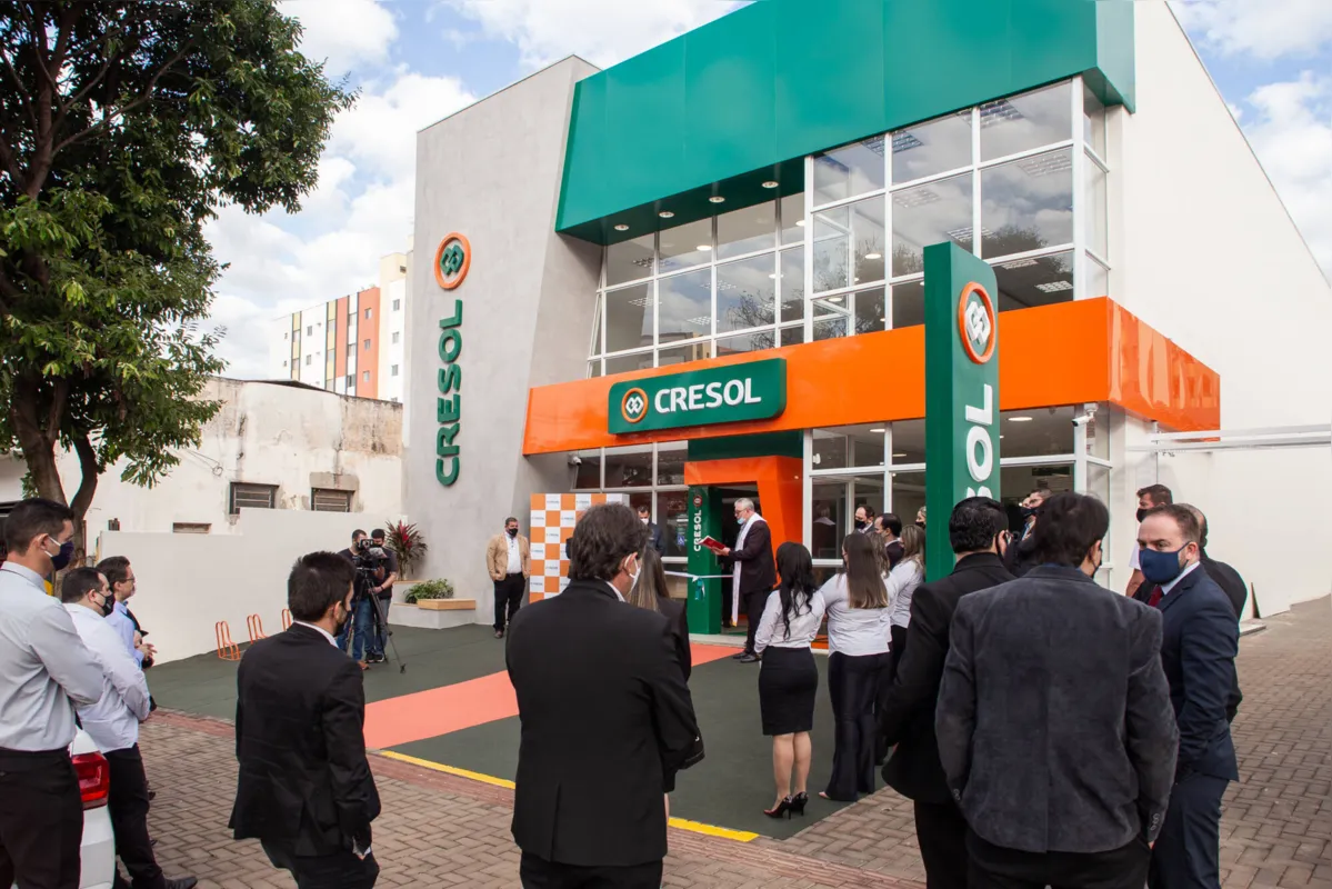 Fachada agência Cresol