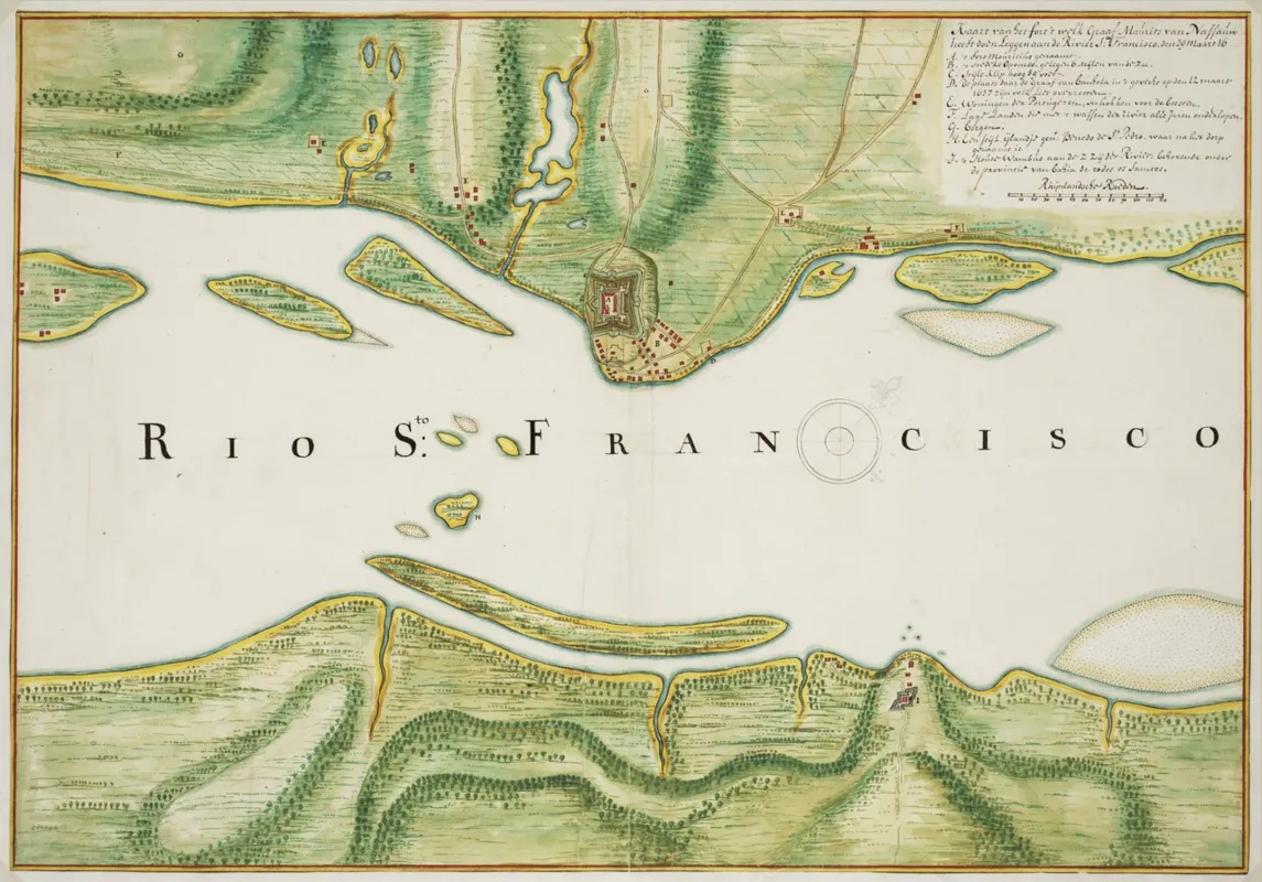 Pintura de  Johannes Vingboons
 Rio São Francisco (1665)