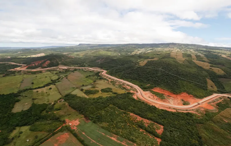 Trecho da Obra de Transposição do Rio São Francisco no estado do Ceará