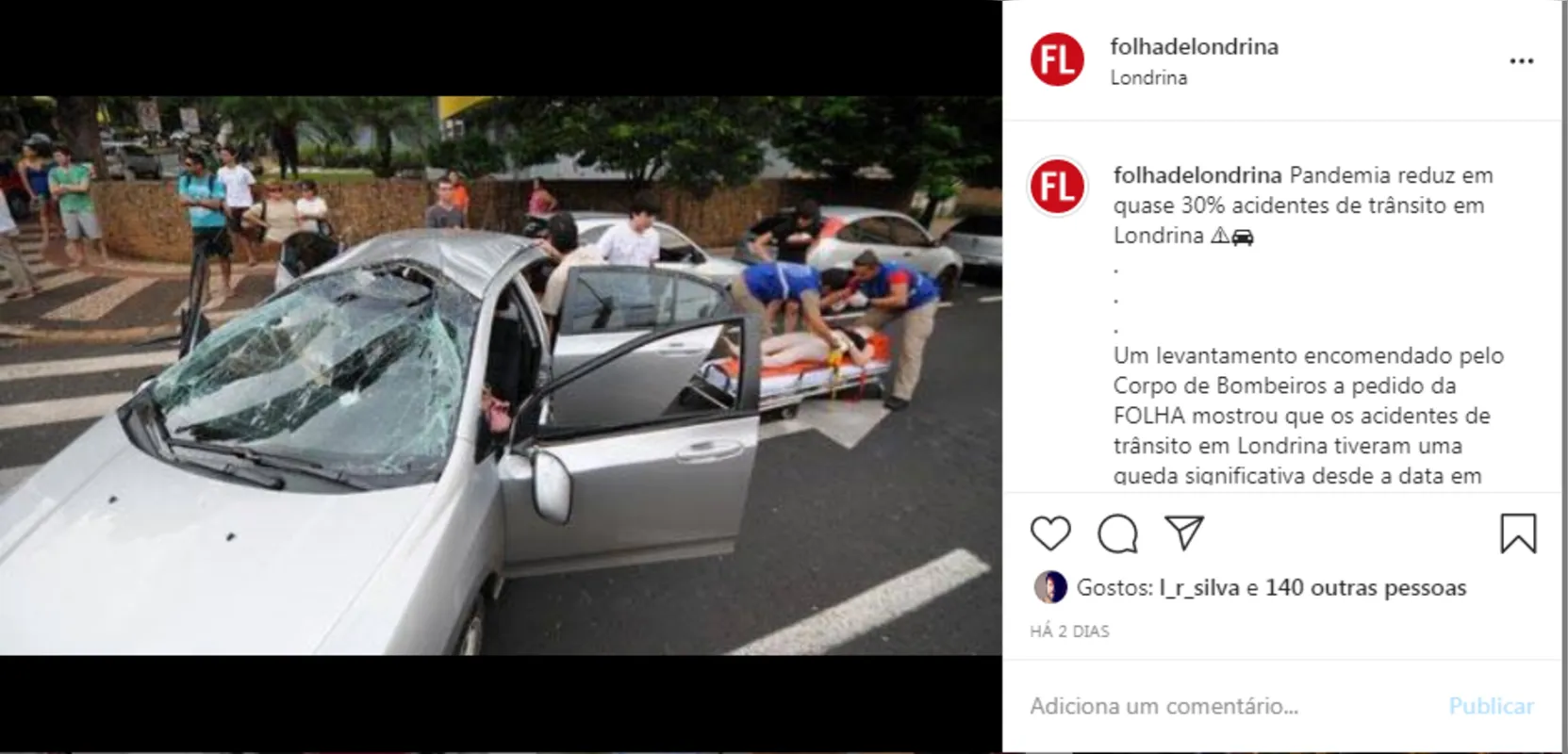 Imagem ilustrativa da imagem Acidentes de trânsito