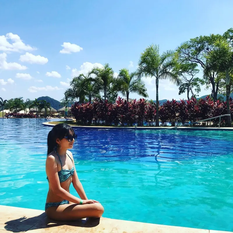 Imagem ilustrativa da imagem Atriz mirim no  resort