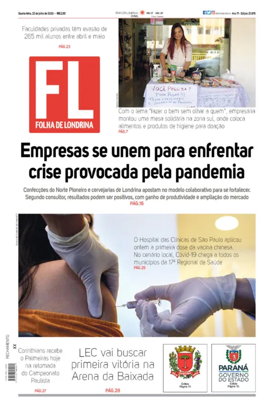Imagem ilustrativa da imagem Capa 22/07/2020