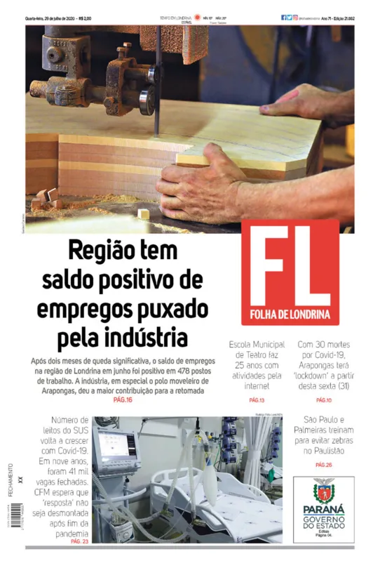 Imagem ilustrativa da imagem Capa 29/07/2020