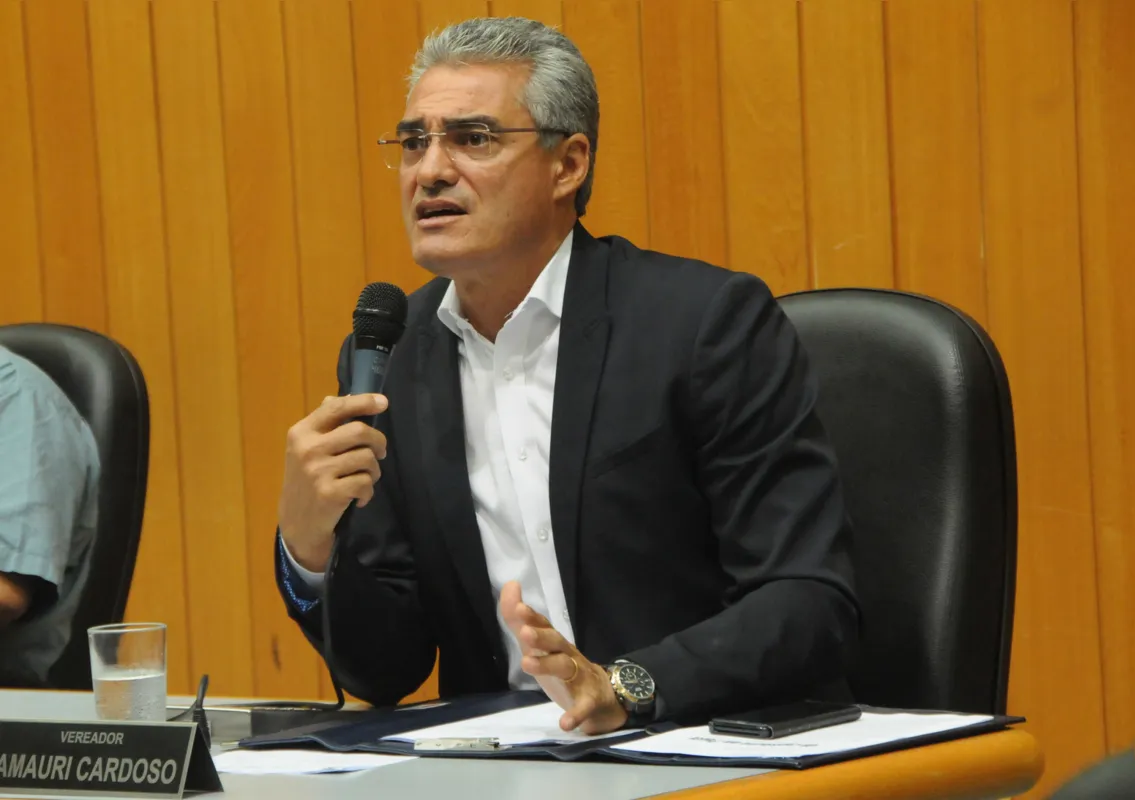 O vereador Amauri Cardoso (PSDB), presidente da Comissão de Educação, Cultura e Desporto da Câmara Municipal